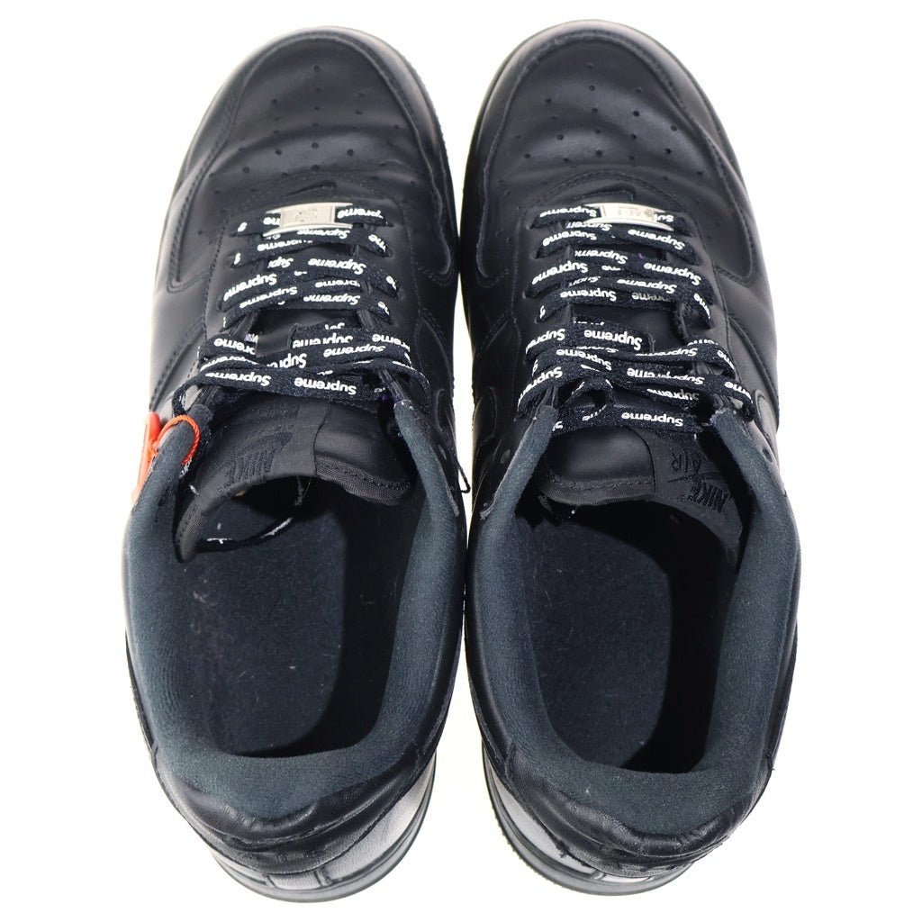 NIKE(ナイキ) ×SUPREME AIR FORCE 1 LOW シュプリーム エアフォース 1 ローカットスニーカー ブラック US10/28cm CU9225-001
