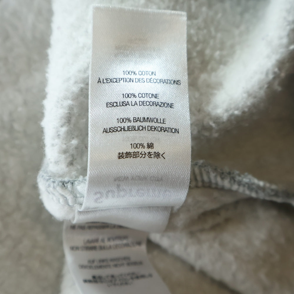 SUPREME(シュプリーム) 21AW Raised Embroidery Hooded Sweatshirt プルオーバーパーカー フロントロゴ刺繡 コットン グレー