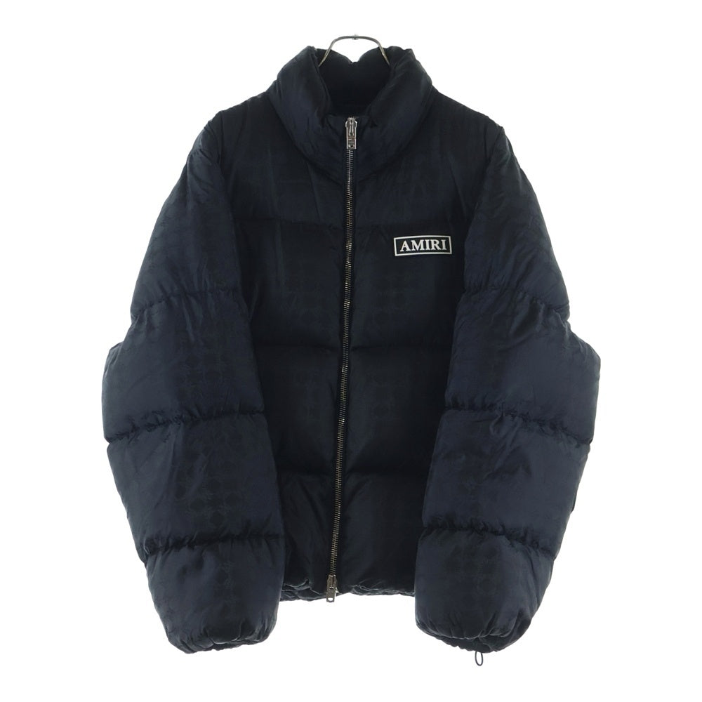 AMIRI(アミリ) 25SS MA Quad Down Jacket ジャカード パデッド ダウンジャケット AMOUDO1004 ブラック