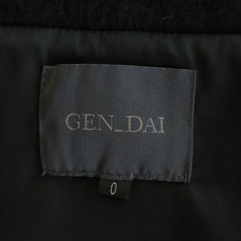 GEN_DAI(ゲンダイ) WOOL JACKET オーバーサイズ ウールジャケット ブラック