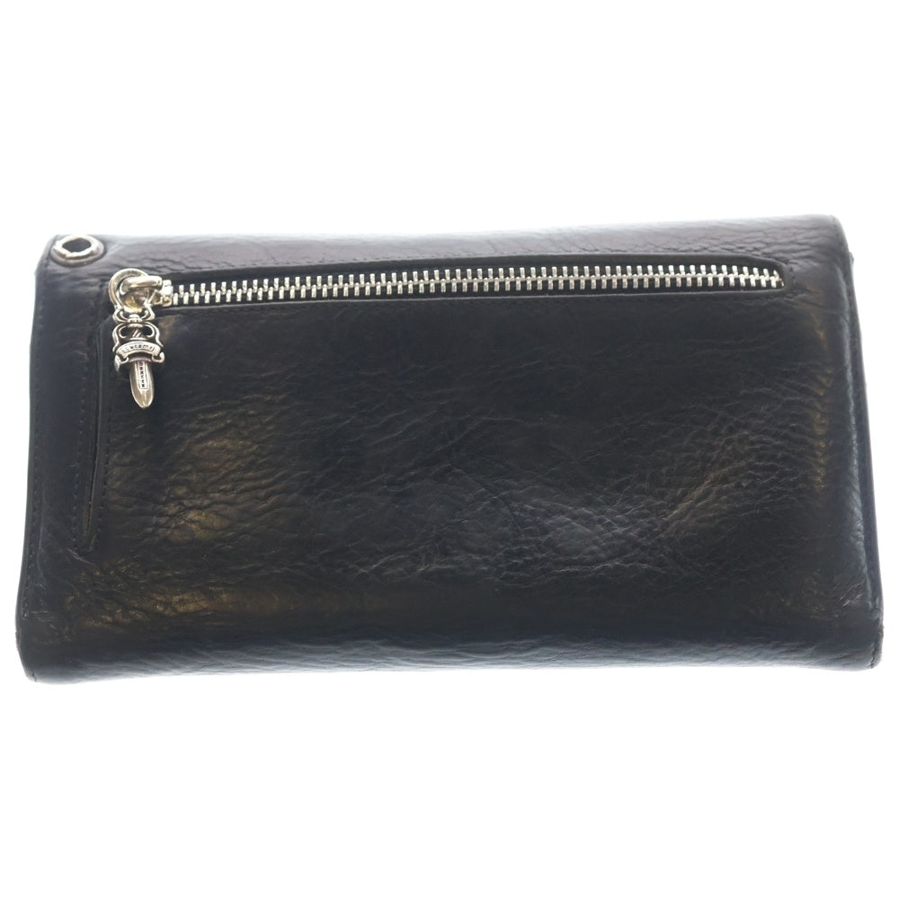 CHROME HEARTS(クロムハーツ) WAVE ウェーブ レザーウォレット 財布 ブラック