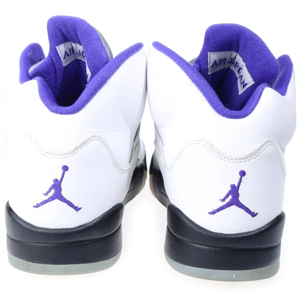 NIKE(ナイキ) AIR JORDAN 5 RETRO DARK CONCORD DD0587-141 エアジョーダン5 レトロ ダークコンコルド ハイカットスニーカー ホワイト/パープル US9/27.0cm