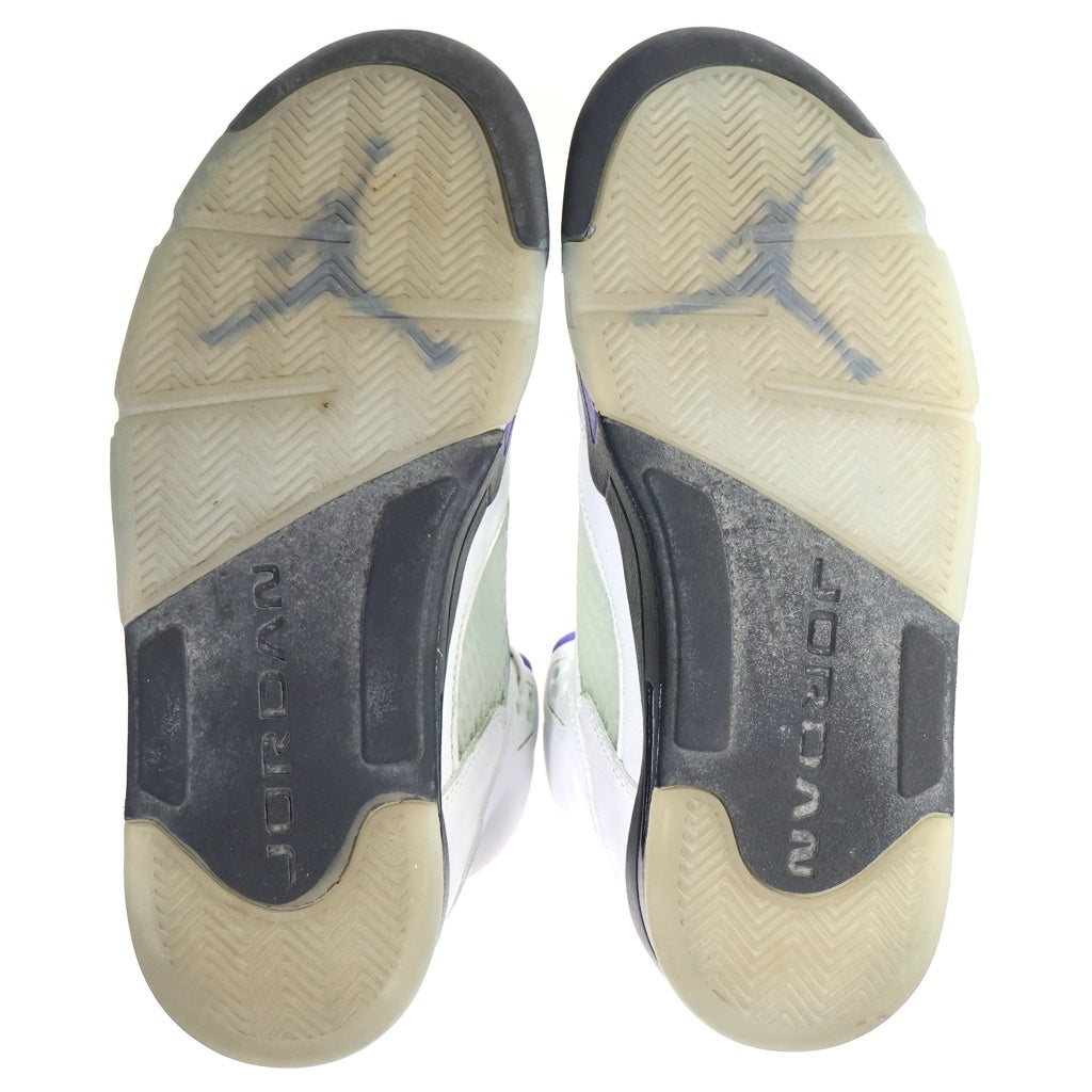 NIKE(ナイキ) AIR JORDAN 5 RETRO DARK CONCORD DD0587-141 エアジョーダン5 レトロ ダークコンコルド ハイカットスニーカー ホワイト/パープル US9/27.0cm