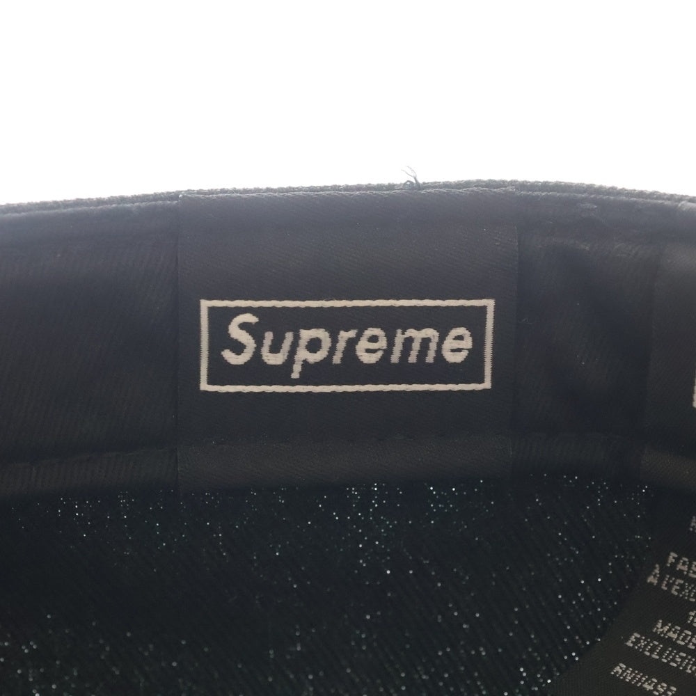 SUPREME(シュプリーム) 25SS ×NEW ERA Bones BOX LOGO スケルトンデザイン キャップ ブラック 7 3/4 61.5cm
