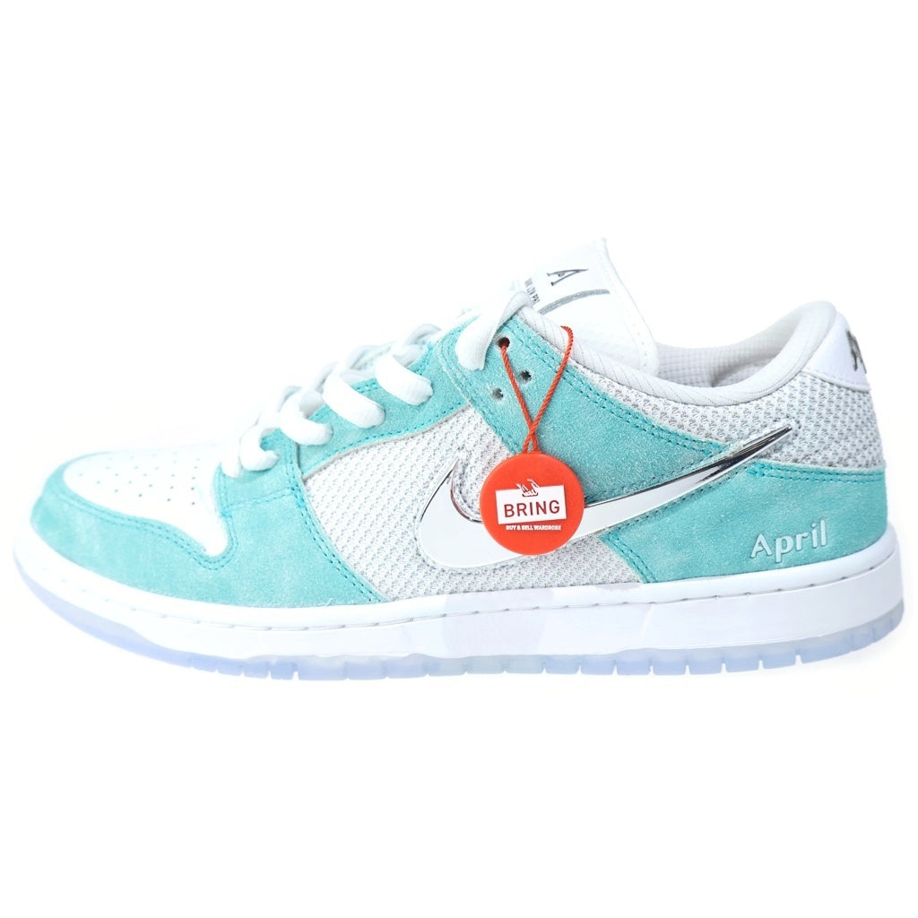 NIKE(ナイキ) ×APRIL SKATEBOARDS DUNK LOW PRO QS FD2562-400 エイプリルスケートボード ダンク ローカットスニーカー ライトグリーン US10.5/28.5cm