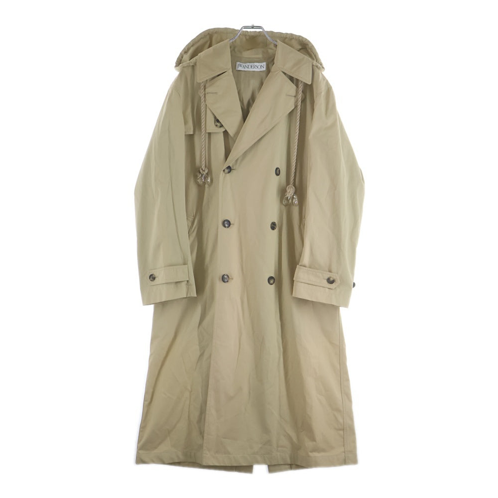 J.W.ANDERSON(ジェー ダブリュー アンダーソン) Cotton Trench Coat トレンチコート 2WAY フード取り外し コットン ベージュ