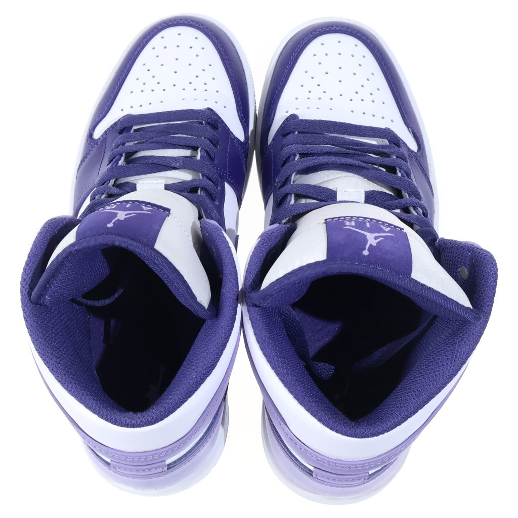 NIKE(ナイキ) AIR JORDAN 1 MID SKY J PURPLE エアジョーダン1 ミッドカットスニーカー スカイパープル ホワイト/パープル US8/26.0cm DQ8426-515