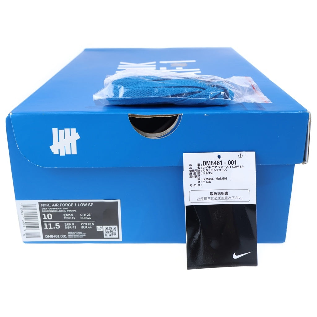 NIKE(ナイキ) ×UNDEFEATED AIR FORCE 1 LOW アンディフィーテッド エアフォース1 ローカットスニーカー ホワイト US10/28cm DM8461-001