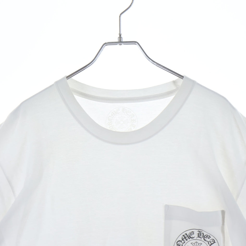 CHROME HEARTS(クロムハーツ) HONOLULU Limited Horseshoe Tee ホノルル限定 ホースシュープリント クルーネック半袖Tシャツ ホワイト
