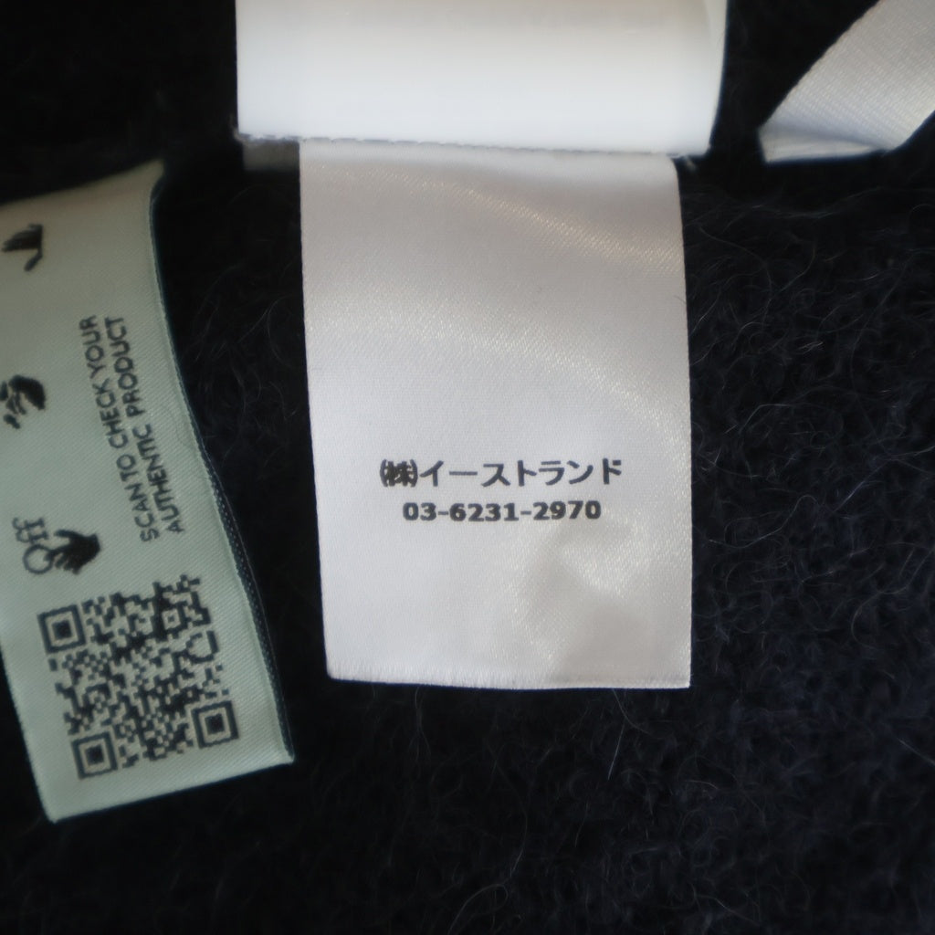 OFF-WHITE(オフホワイト) Arrow Knit アルパカモヘアニット セーター アロー グレー OMHA036E20KNI002