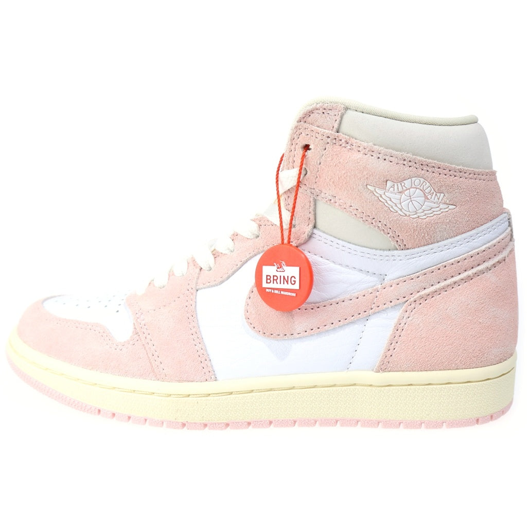 NIKE(ナイキ) WMNS AIR JORDAN 1 RETRO HIGH OG Washed Pink FD2596-600 ウィメンズ エア ジョーダン 1 レトロ ウォッシュドピンク ハイカットスニーカー US8/25cm