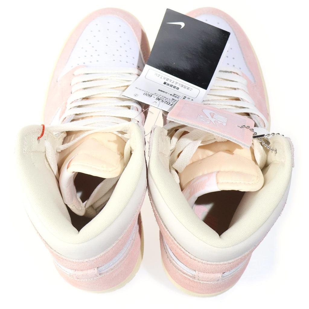 NIKE(ナイキ) WMNS AIR JORDAN 1 RETRO HIGH OG Washed Pink FD2596-600 ウィメンズ エア ジョーダン 1 レトロ ウォッシュドピンク ハイカットスニーカー US8/25cm