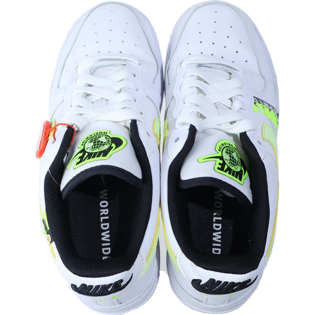 NIKE(ナイキ) AIR FORCE 1 LOW 07 LV8 WW CK6924-101 ワールドワイドパック エアフォース1 ローカットスニーカー ホワイト/イエロー US6.5/24.5cm レディース