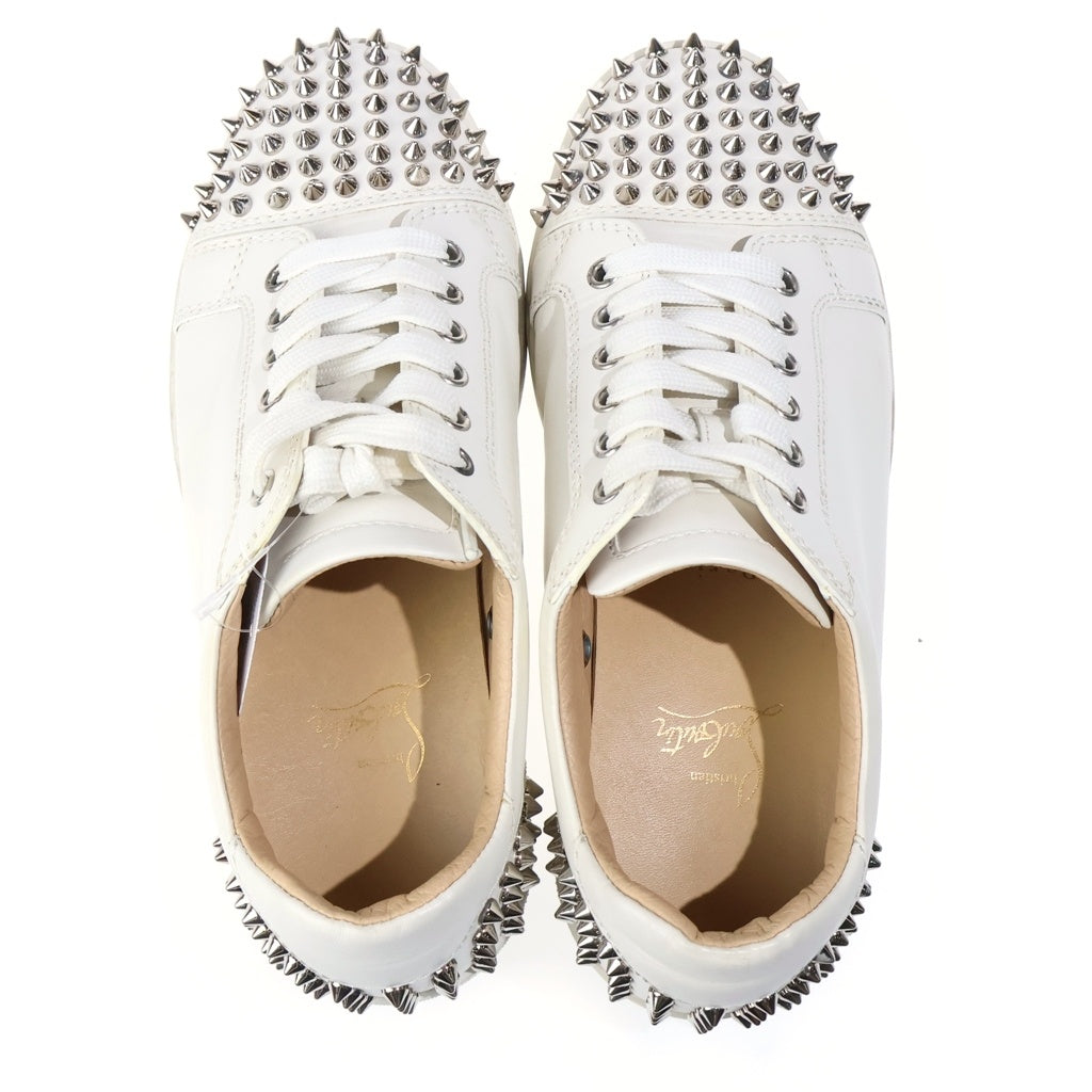 CHRISTIAN LOUBOUTIN(クリスチャンルブタン) SEAVASTE 2 FLAT CALF シーバスト 2 フラット カーフ ローカットスニーカー ホワイト