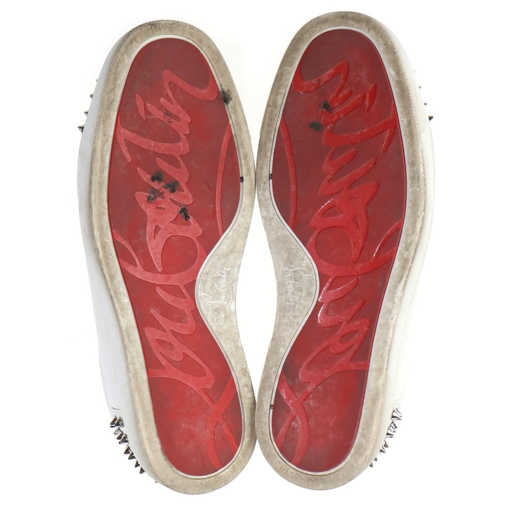 CHRISTIAN LOUBOUTIN(クリスチャンルブタン) SEAVASTE 2 FLAT CALF シーバスト 2 フラット カーフ ローカットスニーカー ホワイト