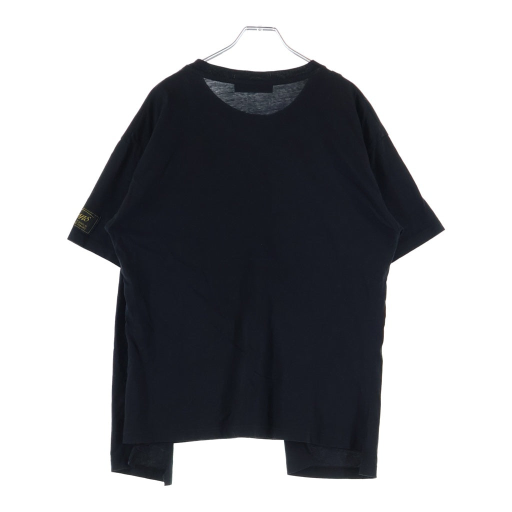 RAF SIMONS(ラフシモンズ) 22SS Small fit doubled T-shirt Ultrasceptre 半袖カットソー ブラック 221-141A-19001-0099