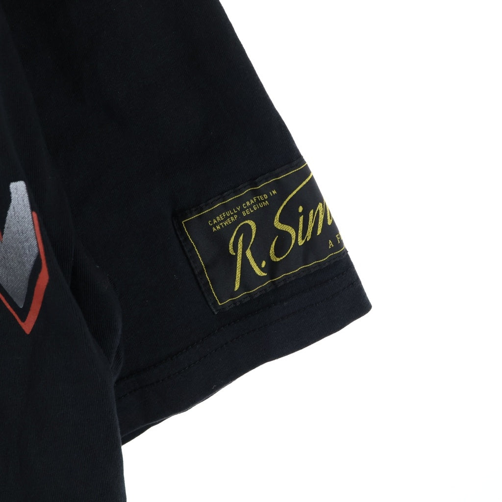 RAF SIMONS(ラフシモンズ) 22SS Small fit doubled T-shirt Ultrasceptre 半袖カットソー ブラック 221-141A-19001-0099