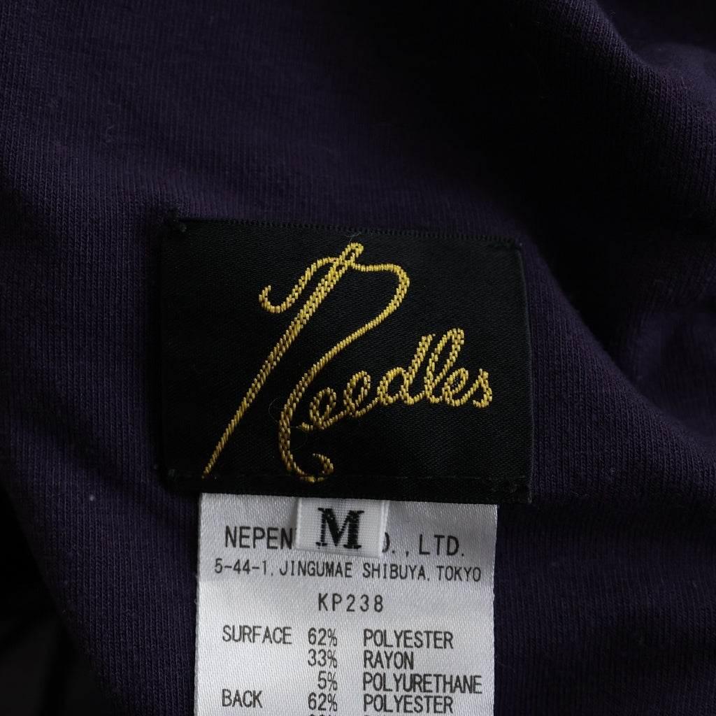 Needles(ニードルス) Reversible Tee フロントロゴ 半袖カットソー ブラックパープル