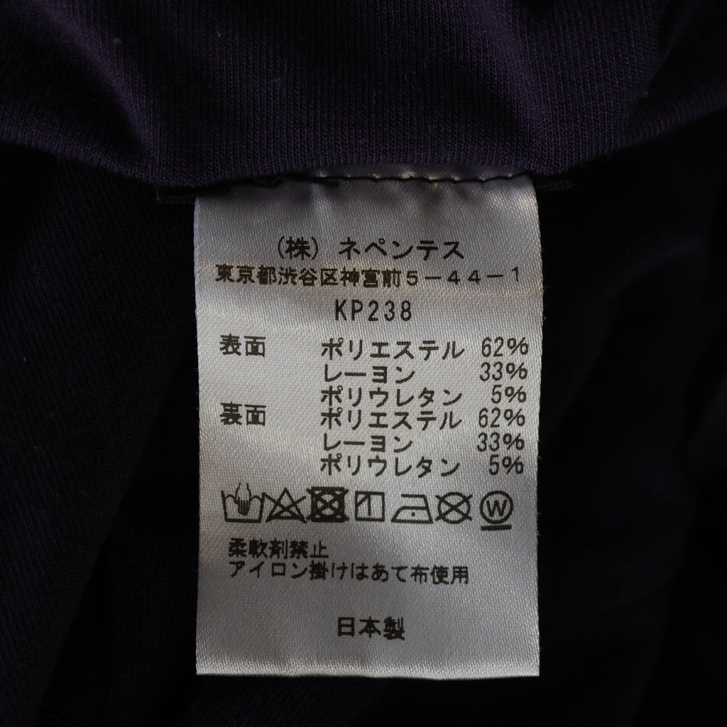 Needles(ニードルス) Reversible Tee フロントロゴ 半袖カットソー ブラックパープル