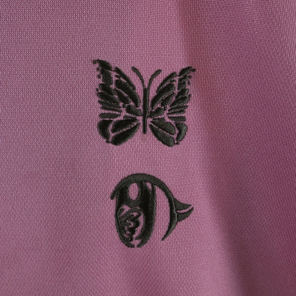 Needles(ニードルス) xKae Tanaka Track Jacket トラックジャケット フロントロゴ刺繍 ダブルジップ ピンク QV427