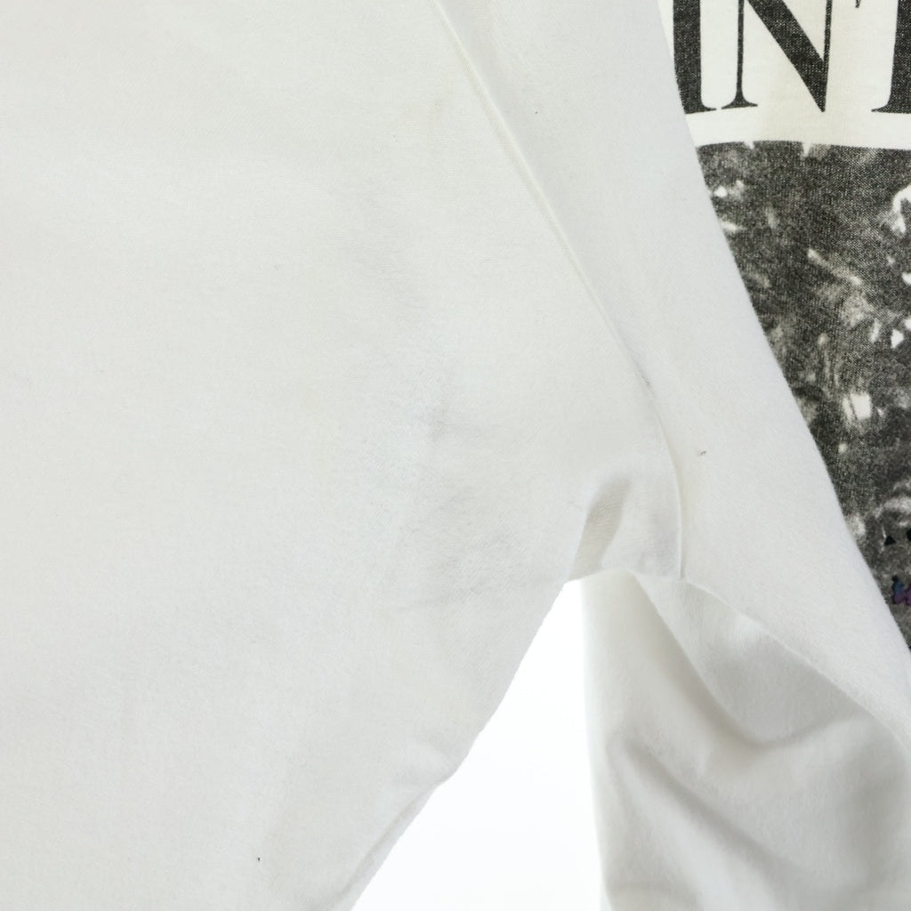 doublet(ダブレット) 17SS BONDING OPAL PRINT LONG SLEEVE ボンディング ロングスリーブ 長袖カットソー ブラックホワイト