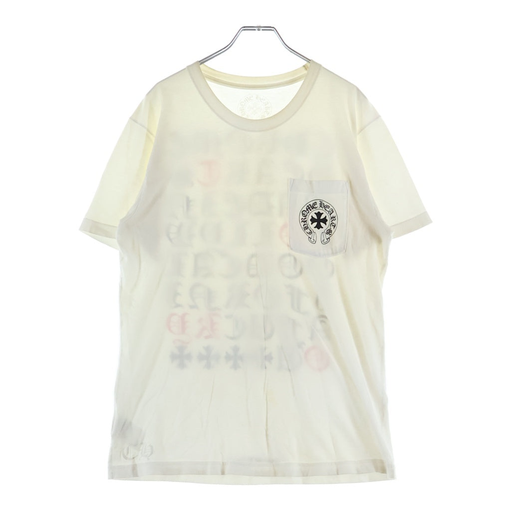CHROME HEARTS(クロムハーツ) Made In Hollywood T-shirt メイド イ ンハリウッド 両面プリントクルーネック半袖Tシャツカットソー ホワイト