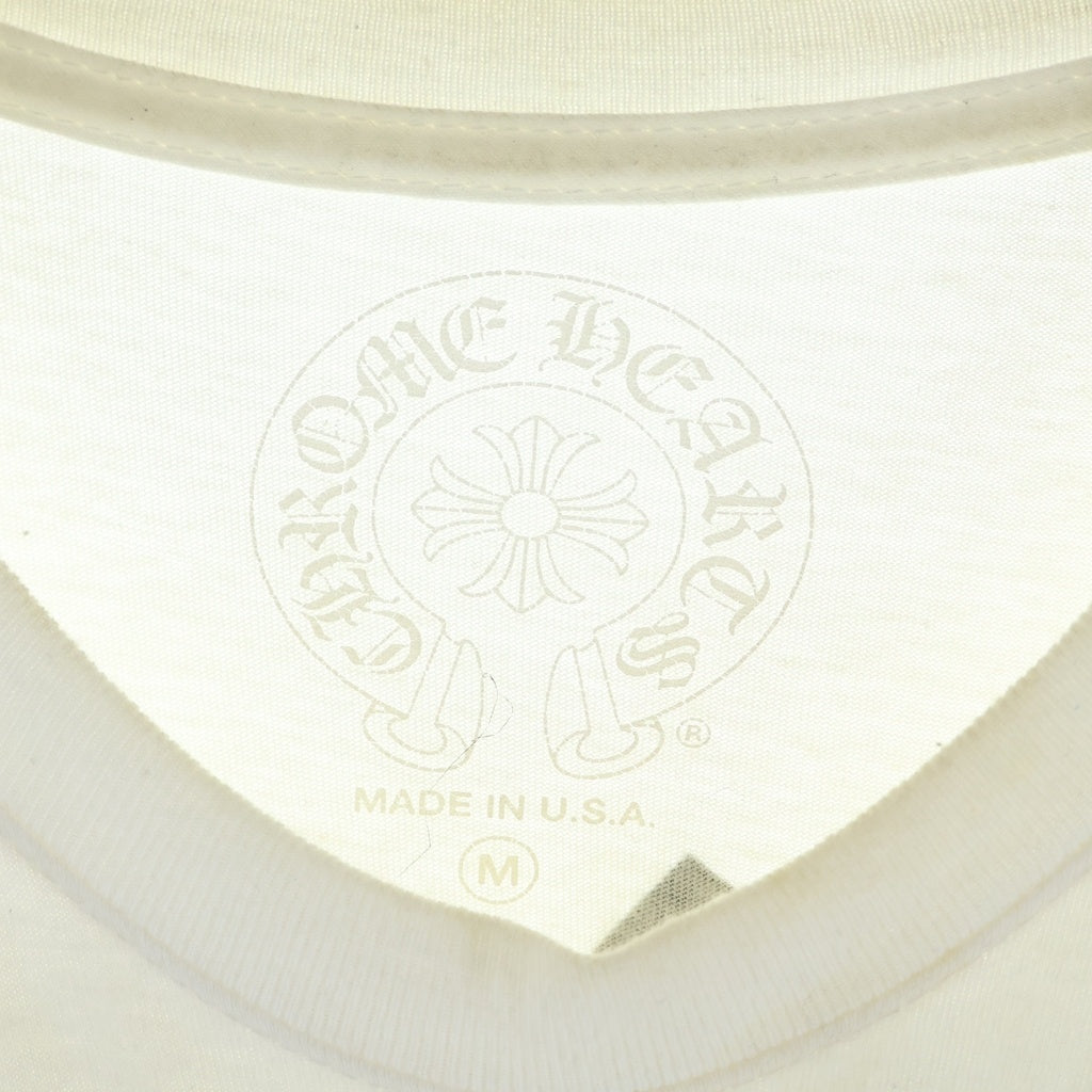 CHROME HEARTS(クロムハーツ) Made In Hollywood T-shirt メイド イ ンハリウッド 両面プリントクルーネック半袖Tシャツカットソー ホワイト
