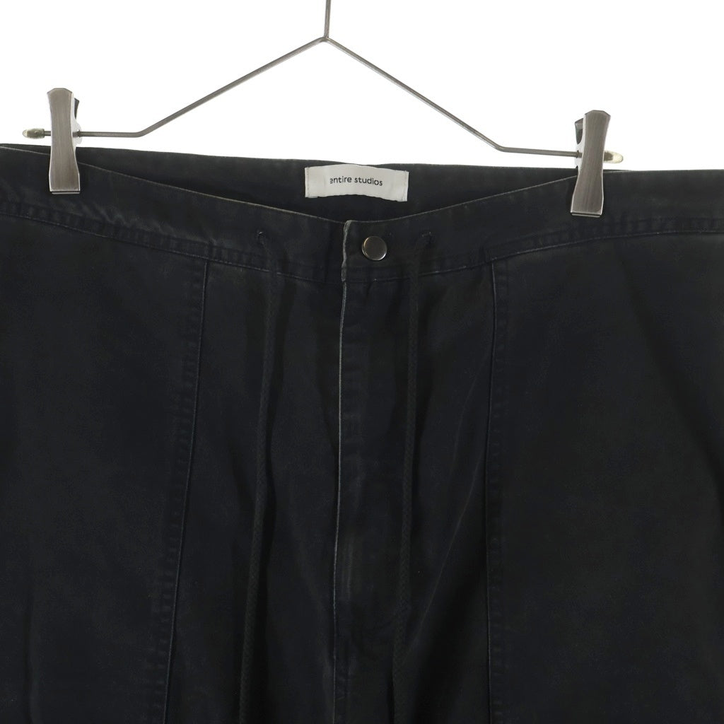 entire studios(エンタイア スタジオ) 25AW BARREN CARGO バルーン カーゴパンツ ブラック UNC-25-3009
