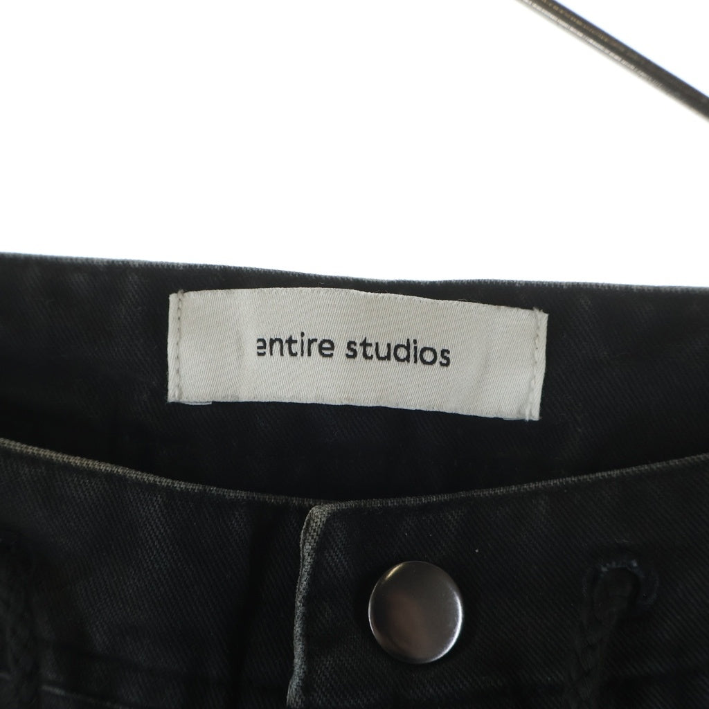 entire studios(エンタイア スタジオ) 25AW BARREN CARGO バルーン カーゴパンツ ブラック UNC-25-3009