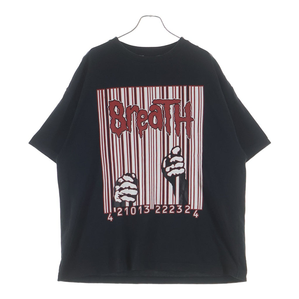 BREATH(ブレス) 25SS LOGO TEE フロントロゴ 半袖Tシャツ カットソー ブラック BR25SS-C5019