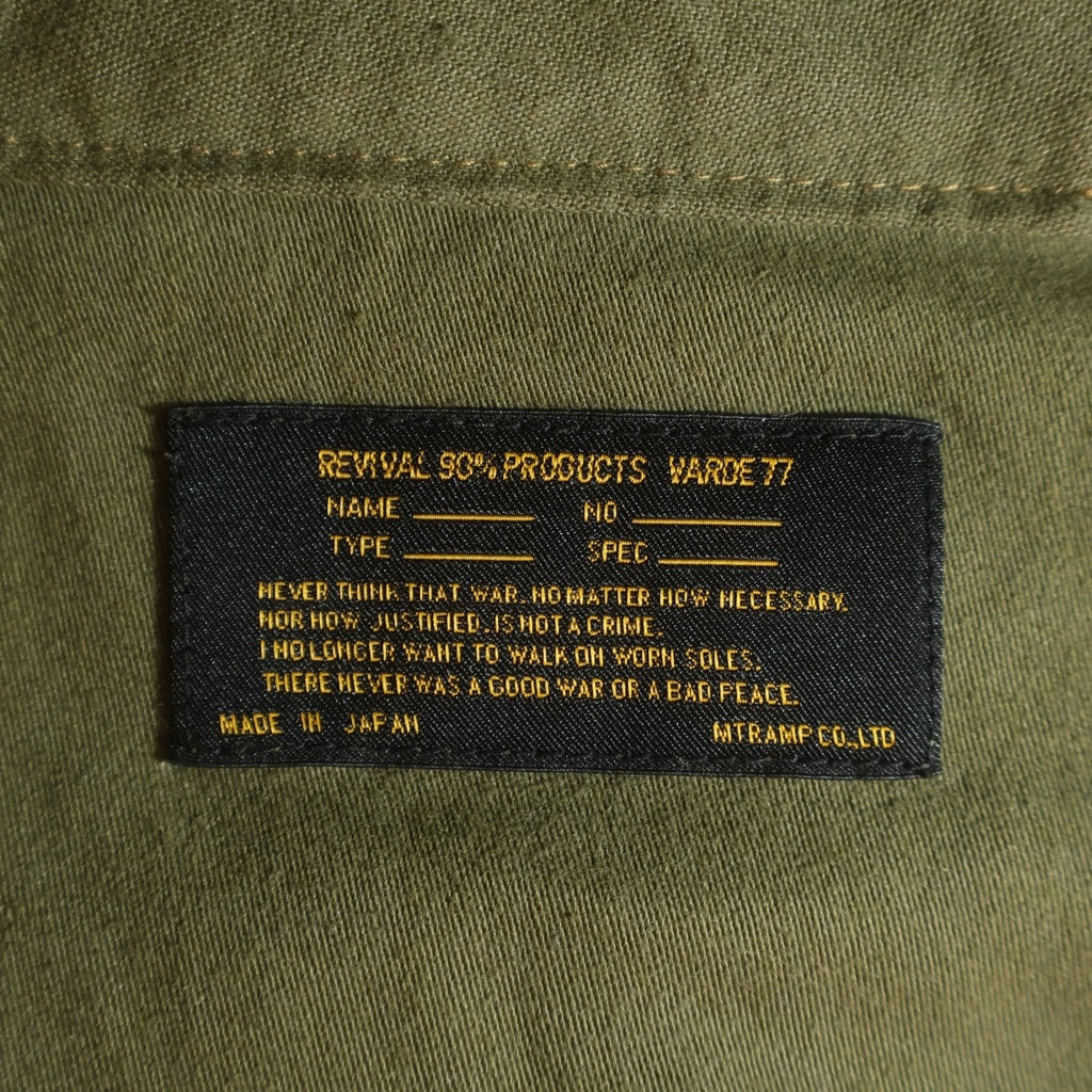 Varde77(バルデセブンティセブン) US ARMY D-2 TYPE PARKA ミリタリーパーカー コットン オリーブ