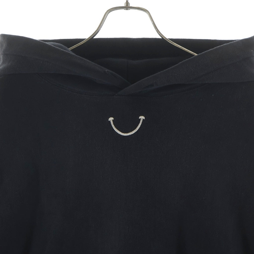 READY MADE(レディメイド) HOODIE SMILE スマイルロゴ プルオーバーパーカー フーディー ブラック RE-CO-BK-00-00-245