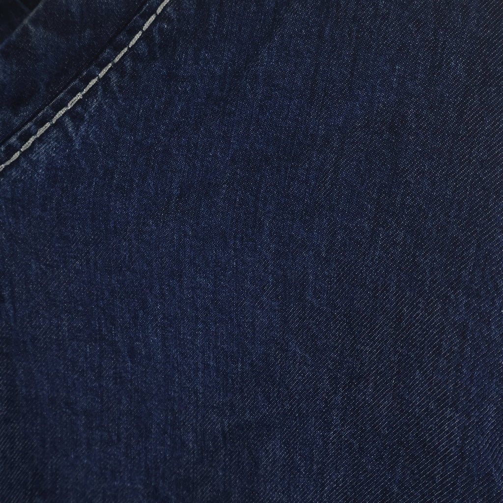 BOTTEGA VENETA(ボッテガヴェネタ) 21SS CROPPED DENIM SHIRT クロップド デニム半袖シャツ インディゴ 657734 V0SH0