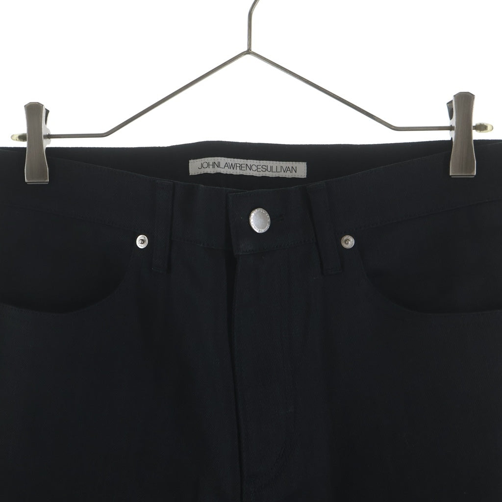 JOHN LAWRENCE SULLIVAN(ジョンローレンスサリバン) RIGID SKINNY DENIM PANTS リジット コットン スキニーデニムパンツ ブラック JLS-02-02