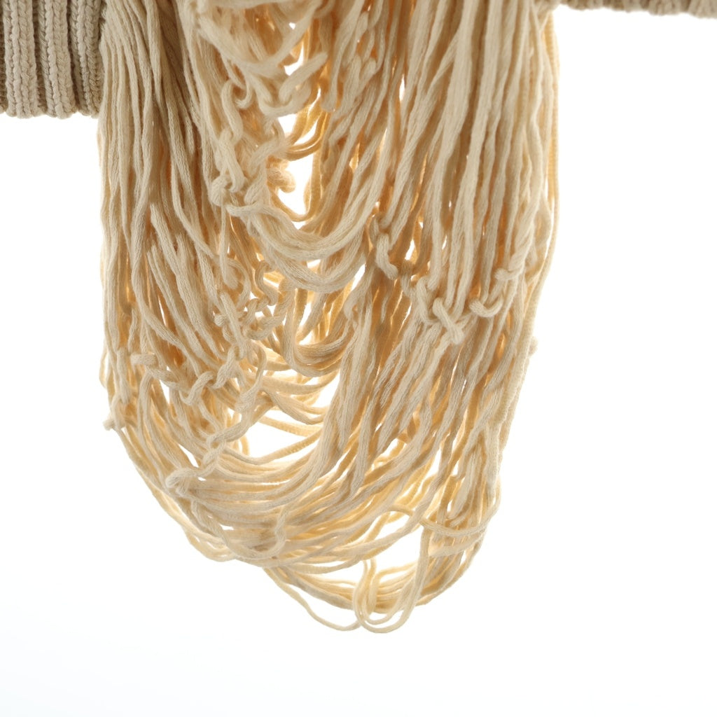DISCOVERED(ディスカバード) 22AW DAMAGE COTTON KNIT CARDIGAN ダメージコットン ニットカーディガン ベージュ DC-SS22-KN-05