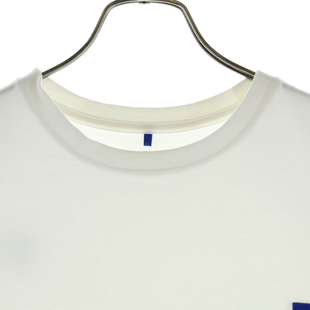 ADER ERROR(アーダーエラー) BL TAG T-SHIRT 01 フロントロゴ 半袖Tシャツ カットソー ホワイト BO42FYTS0101OW