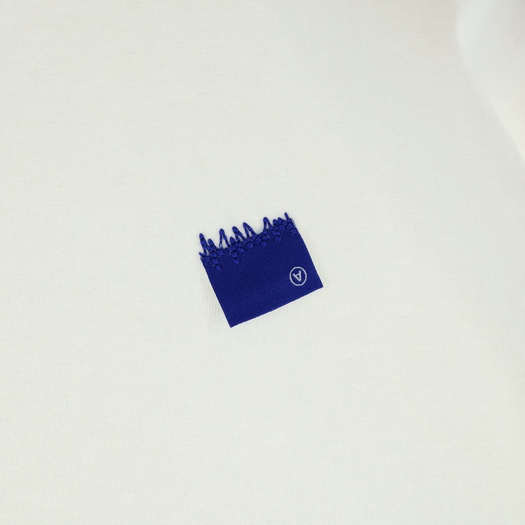 ADER ERROR(アーダーエラー) BL TAG T-SHIRT 01 フロントロゴ 半袖Tシャツ カットソー ホワイト BO42FYTS0101OW