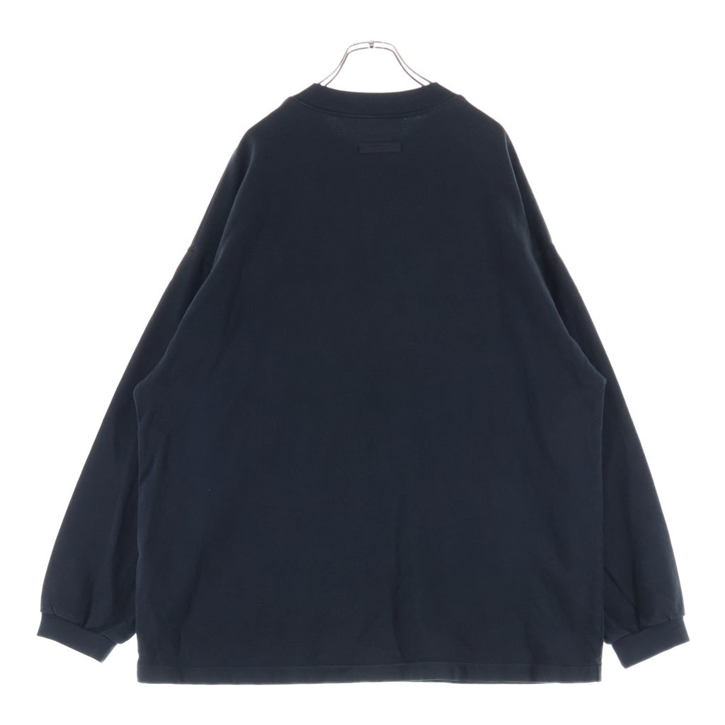 FEAR OF GOD ESSENTIALS(フィアオブゴッド エッセンシャルズ) STATE LOGO LONGSLEEVE TEE ロングスリーブTシャツ カットソーブラック