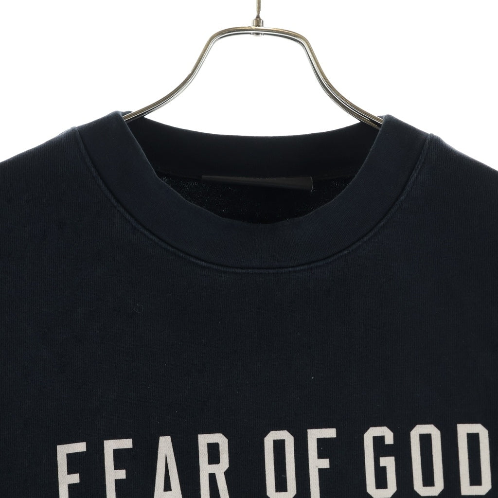 FEAR OF GOD ESSENTIALS(フィアオブゴッド エッセンシャルズ) STATE LOGO LONGSLEEVE TEE ロングスリーブTシャツ カットソーブラック