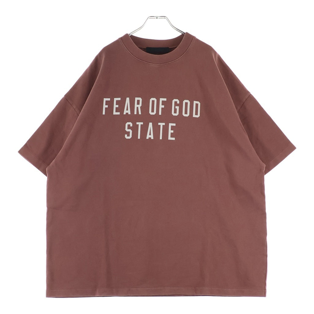 FEAR OF GOD ESSENTIALS(フィアオブゴッド エッセンシャルズ) STATE LOGO TEE 半袖Tシャツ カットソー ピンク