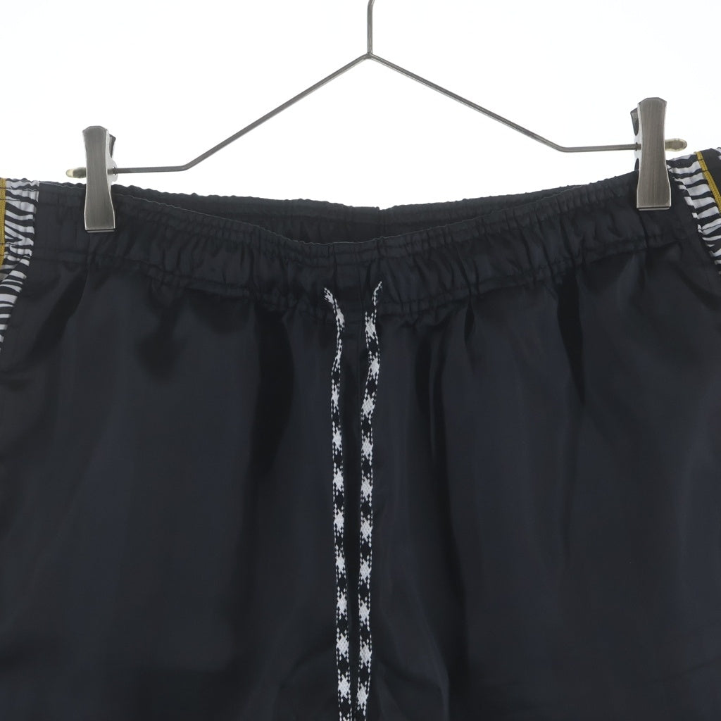 DENIM TEARS(デニムティアーズ) One Stripe Short Pants サイドロゴ ハーフパンツ SS24WR002 ブラック