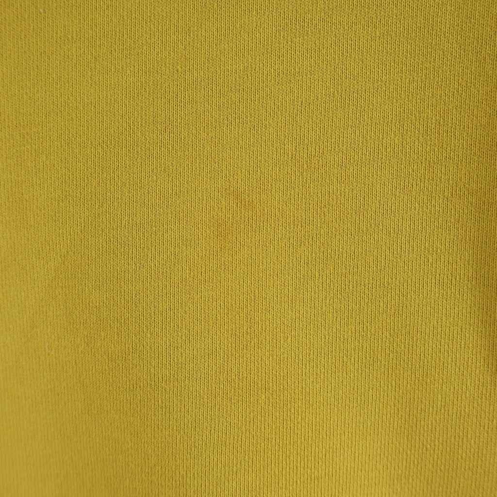 STONE ISLAND(ストーンアイランド) BRUSHED COTTON FLEECE ロゴパッチ コットン クルーネックトレーナー スウェットシャツ イエロー 811563051