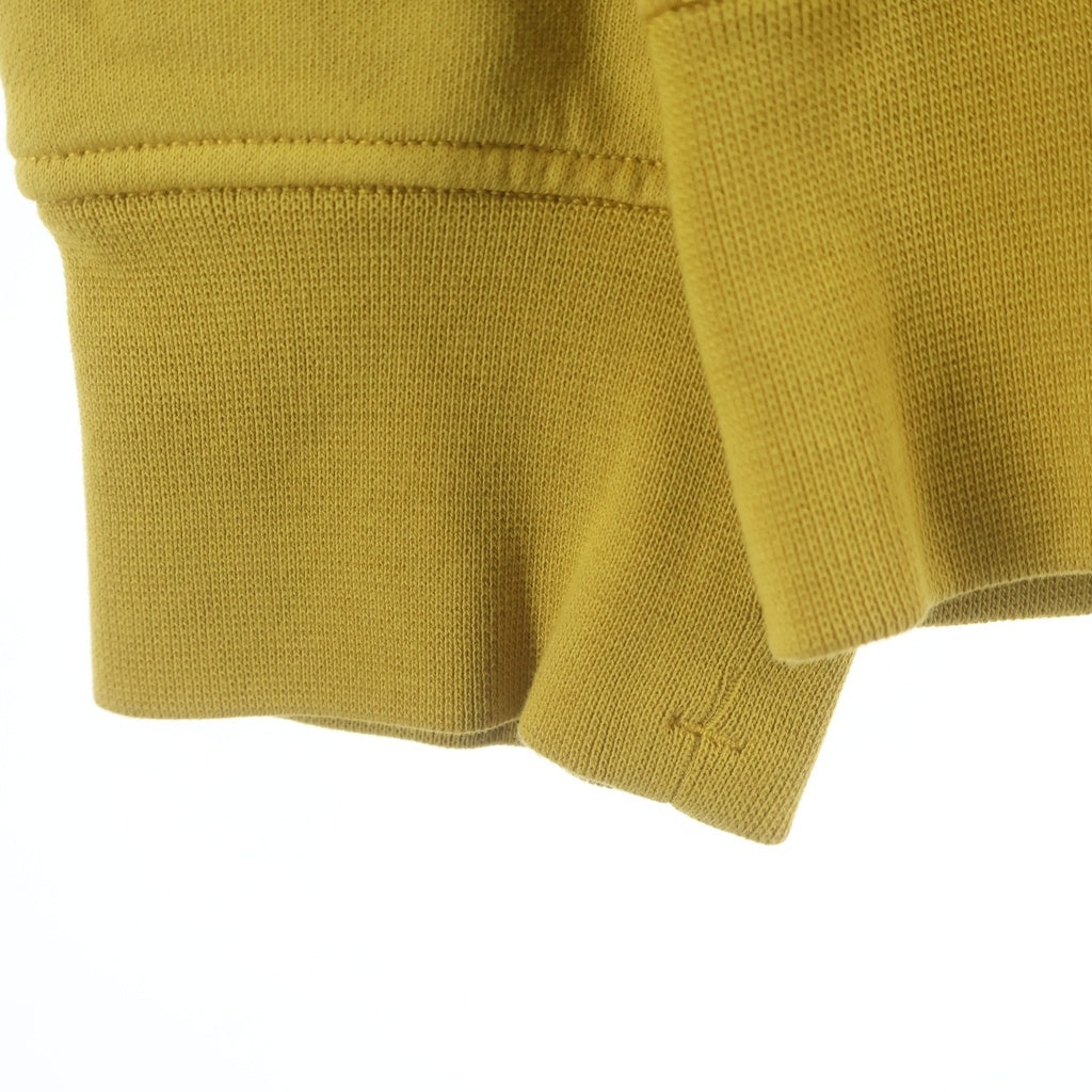 STONE ISLAND(ストーンアイランド) BRUSHED COTTON FLEECE ロゴパッチ コットン クルーネックトレーナー スウェットシャツ イエロー 811563051