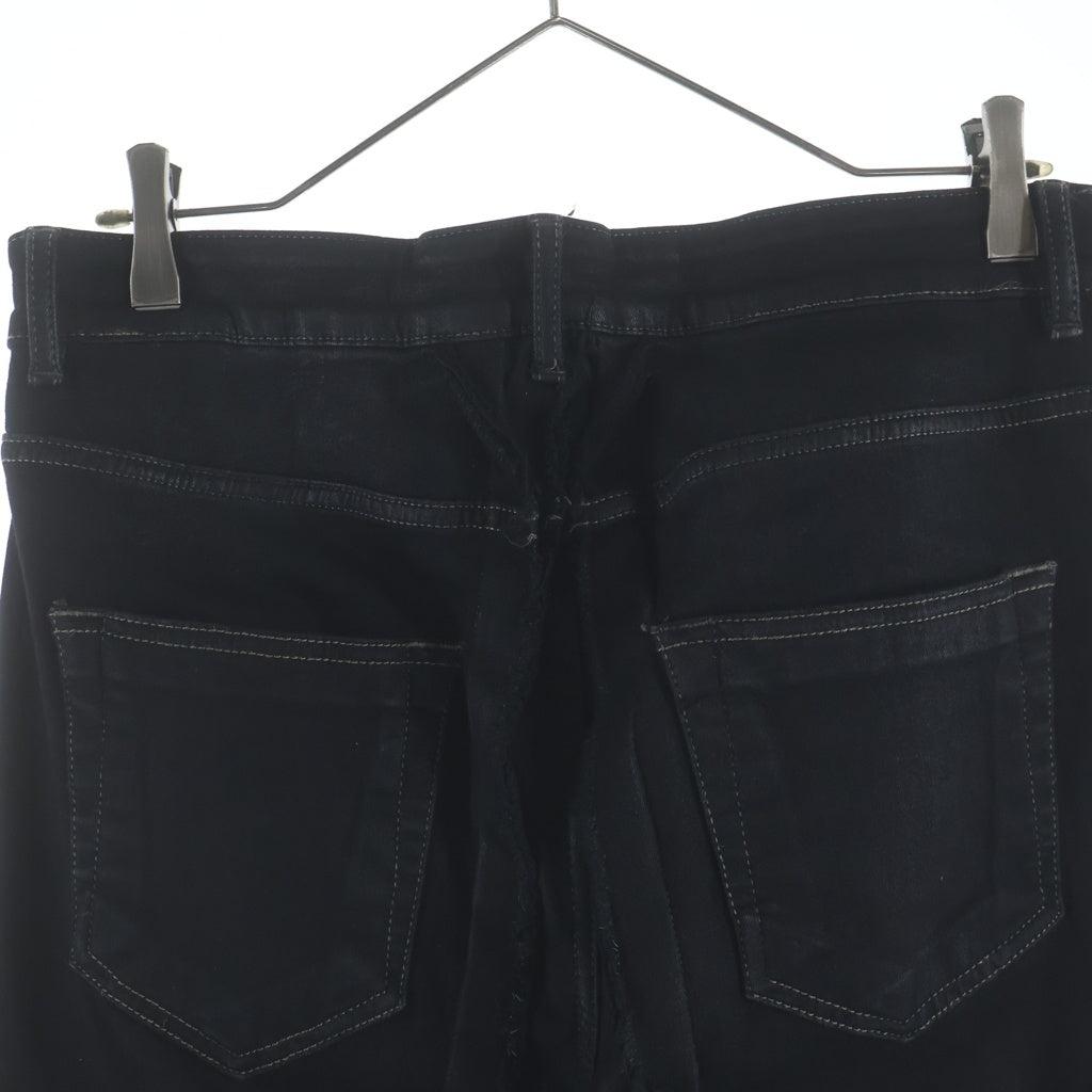 DRKSHDW(ダークシャドウ) 21AW DETROIT CUT JEANS コーティング加工 デトロイトカットデニムパンツ ブラック DU02A3366 SBD