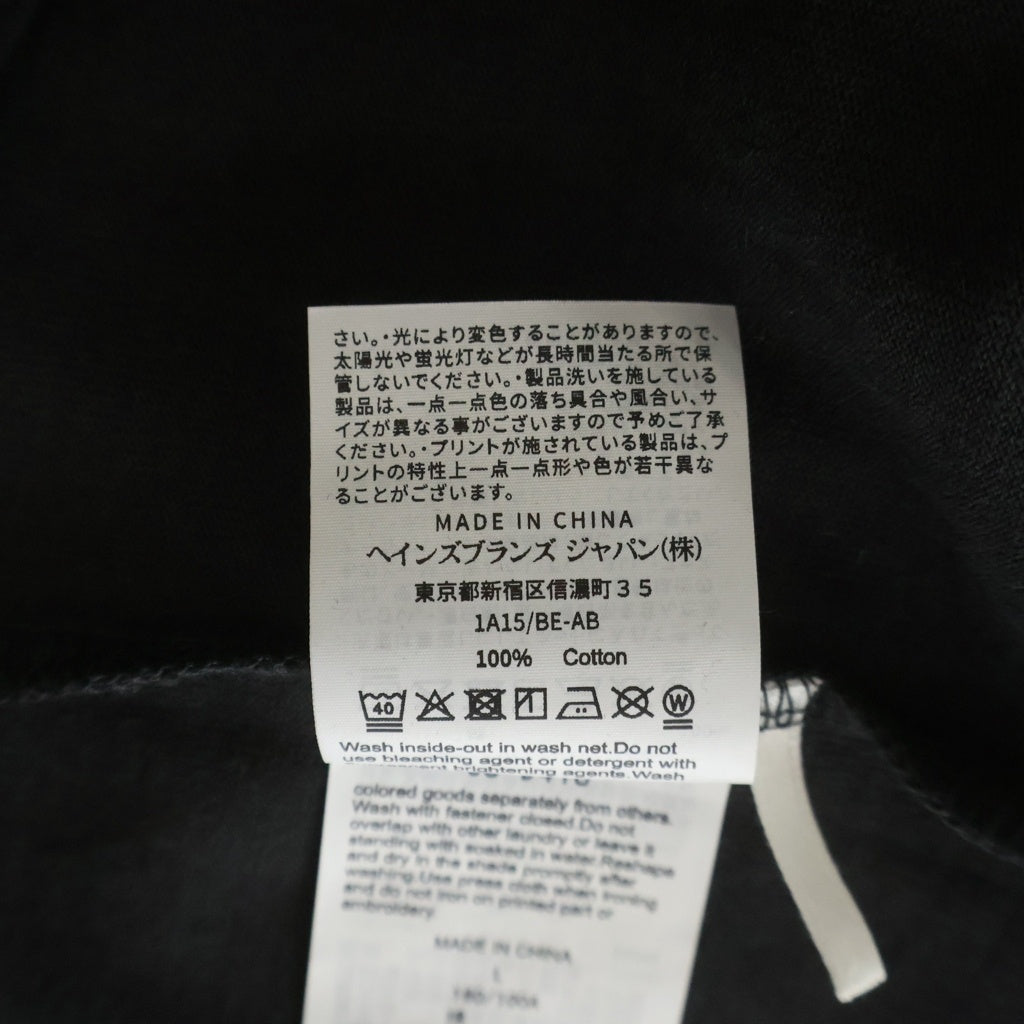 WTAPS(ダブルタップス) 25AW ACADEMY LS COTTON コットン 長袖Tシャツ ロングスリーブカットソー チャコールグレー C8-D410