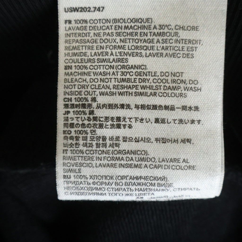 AMI Alexandre Mattiussi(アミアレクサンドルマテュッシ) Ami de Coeur Hoodie ハートロゴ刺繍 プルオーバーパーカー フーディー ブラック USW202.747 レディース