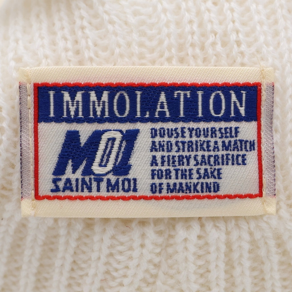 SAINT MICHAEL(セントマイケル) 26SS KNIT CAP SAINT WHITE ニット