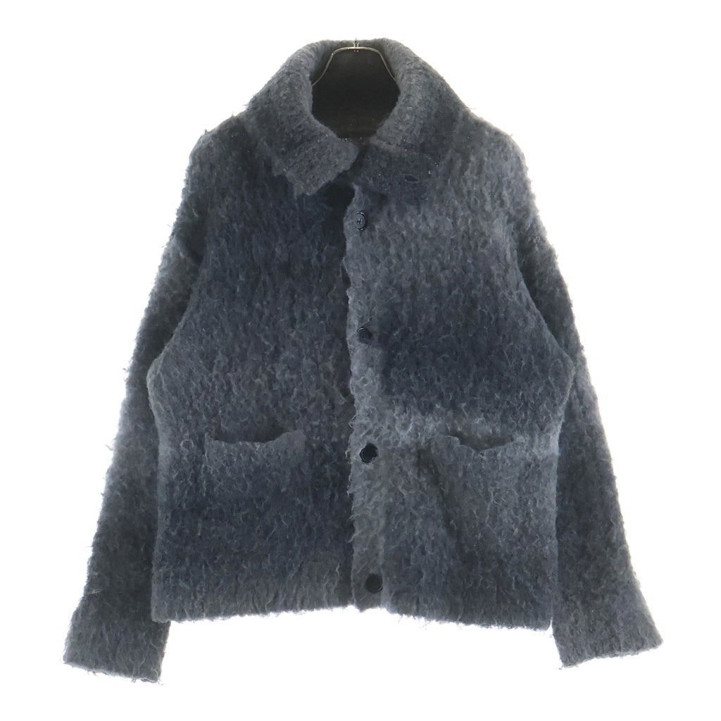 KAMIYA(カミヤ) 24AW Sailor-Collar Knit Jacket セーラーカラー ニットジャケット グレー G13JK048