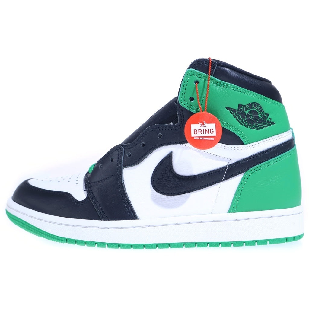 NIKE(ナイキ) AIR JORDAN 1 RETRO HIGH OG Celtics エアジョーダン 1 セルティック ローカットスニーカー ブラック/ホワイト/グリーン US9/27cm DZ5485-031