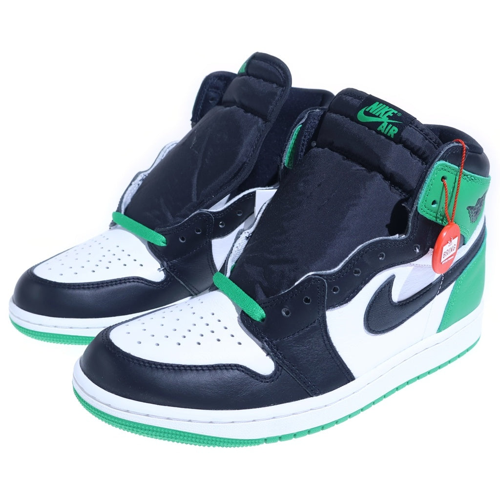 NIKE(ナイキ) AIR JORDAN 1 RETRO HIGH OG Celtics エアジョーダン 1 セルティック ローカットスニーカー ブラック/ホワイト/グリーン US9/27cm DZ5485-031